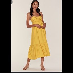 Joie Chayton MIDI Dress | Size 2 | SULPHUR